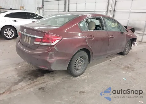 2014 Honda Civic Lx из США, поврежденный, VIN 19XFB2F56EE003793